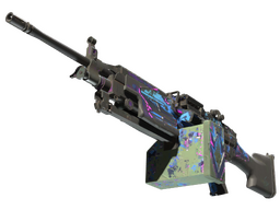 StatTrak™ M249 | Downtown (Battle-Scarred) CS2 skin